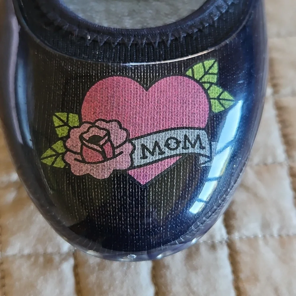 NWOT Ja-vie Women's Tattoo Jelly Flat Shoes Mom Banner Tattoo Sz: 8 (EU … - Picture 2 of 10